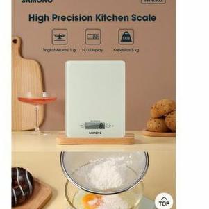 Timbangan Digital Dapur SAMONO SW-KS02 5Kg High Precision Kitchen Electric ORI