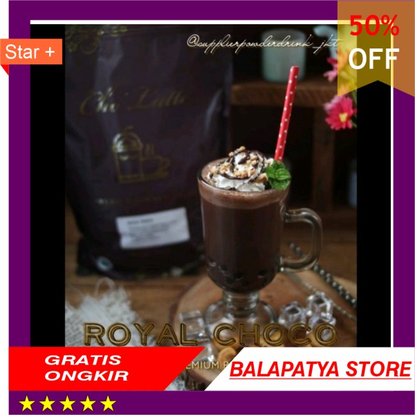 

ROYAL CHOCO CHOLATTE PREMIUM POWDER DRINK BUBUK MINUMAN ENAK RASA ROYAL COKELAT