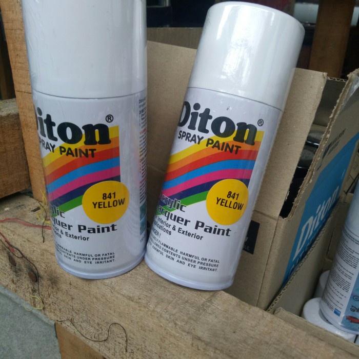 Pilok Pilox Pylox Cat Semprot Diton Yellow / Kuning (841) 150cc redi stok