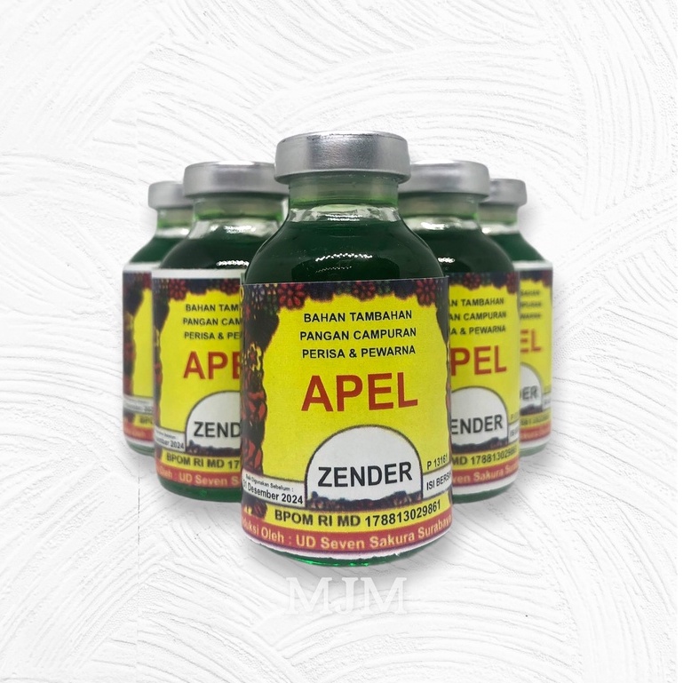 

Zender Perisa Essence Apel 20 ML Pewarna Makanan / Sumba / Pasta Aroma Baking Bahan Kue Baking Penyedap Kue Buah Apple