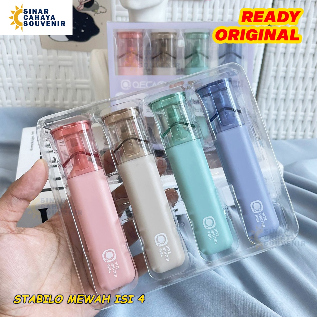 

Stabilo Mewah Isi 4 QJ-0696 | Highlighter Warna Pastel Lucu | ATK Unik Stationery Kantor Sekolah Murah Meriah
