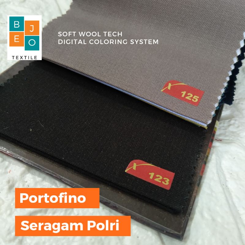 Kain seragam polri Portofino Maxistyle