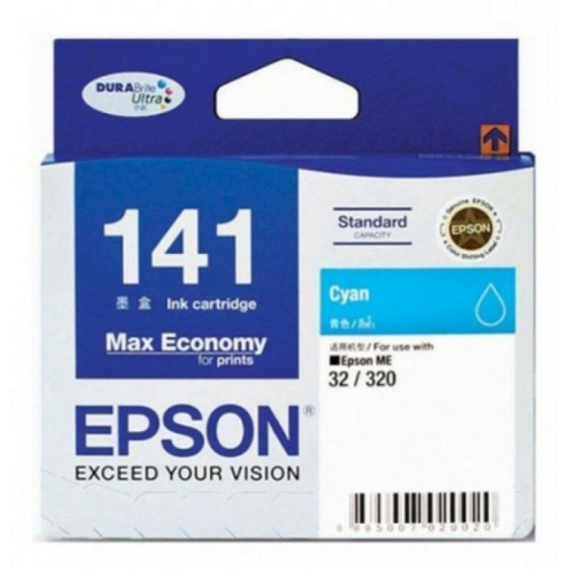 Paket Tinta Epson 141 (B/C/M/Y) Original