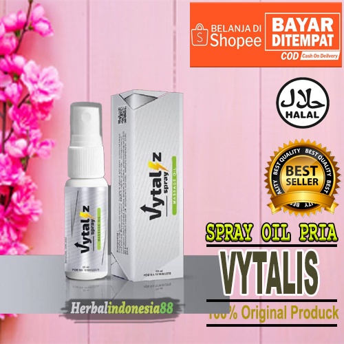 [ PROMO ] TERBARU  VYTALIZ SPRAY HERBAL ALAMI | PENAMBAH STAMINA | 100% ORIGINAL DAN BPOM