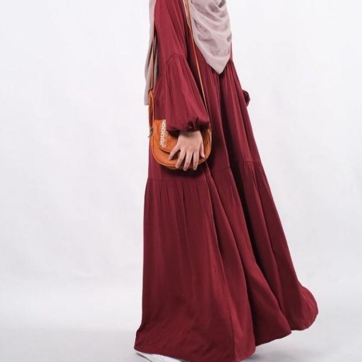 Siap Kirim Milly Dress by Ash_shofwa.id-gamis rayon- gamis terbaru