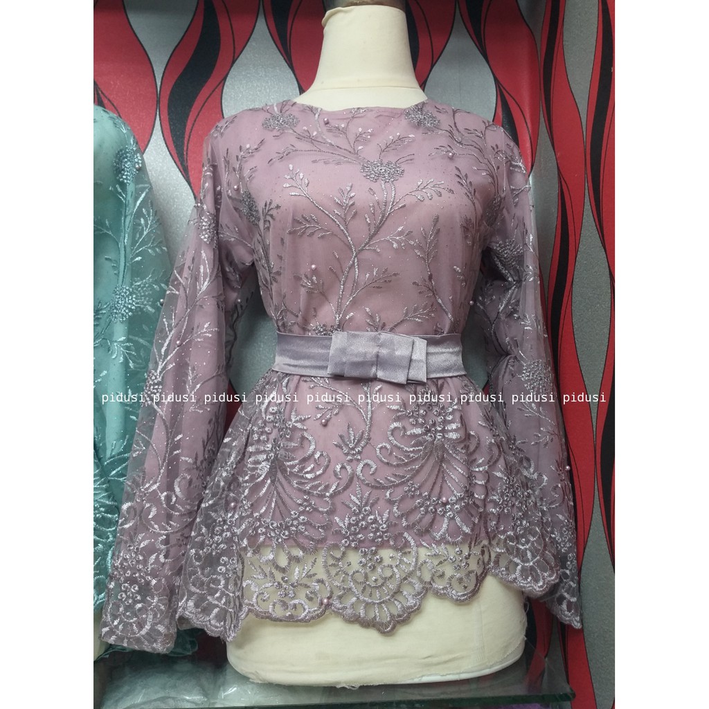 KEBAYA PITA TULLE BORDIR MUTIARA