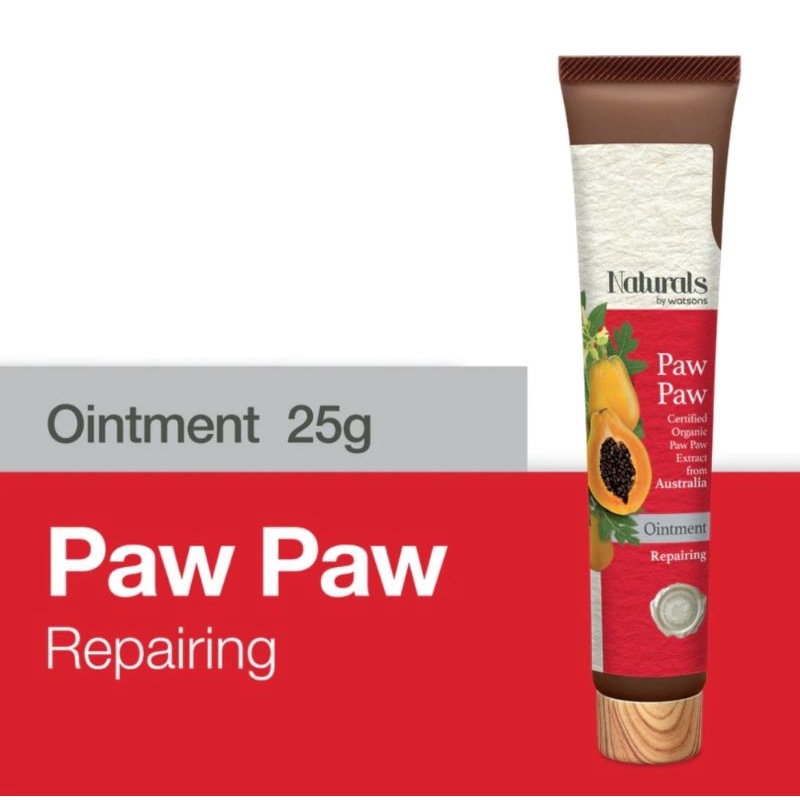 Naturals by watsons paw paw ointment 7ml