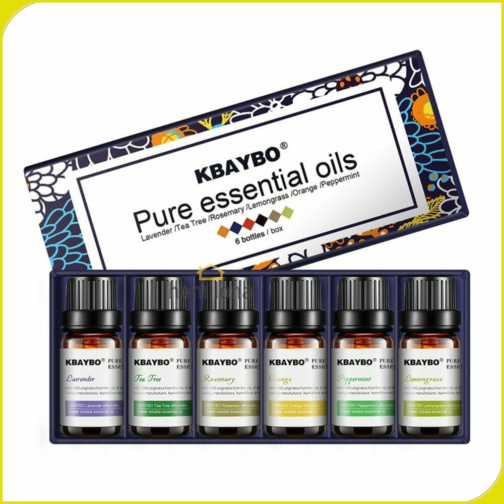 Pure Essential Fragrance Oils Minyak Aromatherapy Diffusers 10ml 6 PCS KBAYBO K E2
