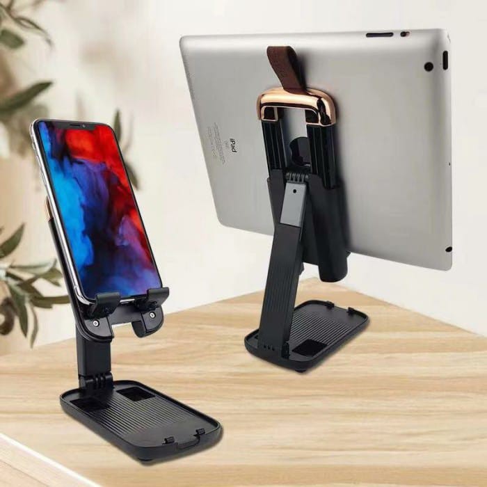 Dudukan Stand Handphone - Holder Tab Lipat Universal Folding Desktop HD39