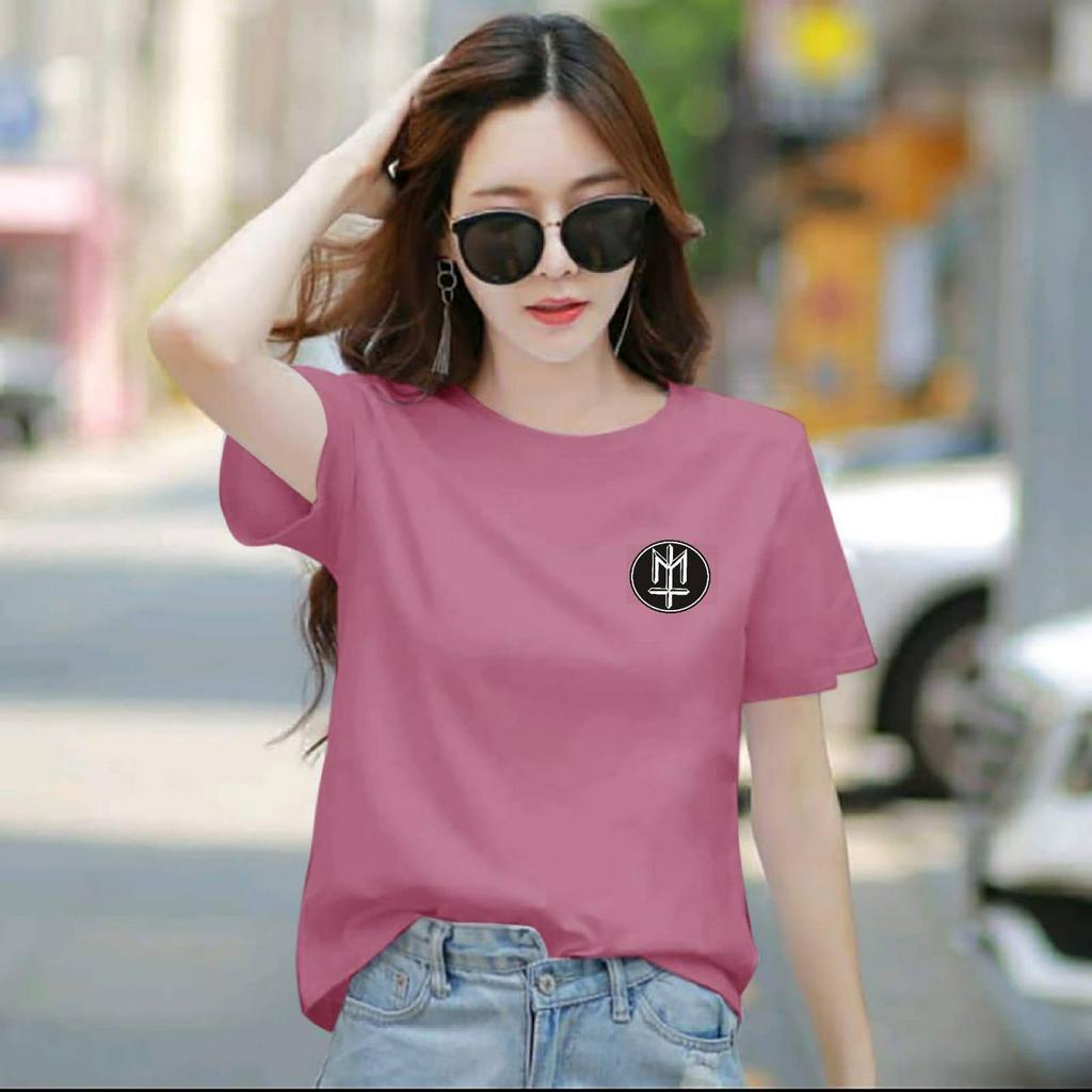 KIYOREN KAOS DISTRO WANITA KEREN LENGAN PENDEK KEKINIAN-BAJU CEWEK TRENDY TERLARIS