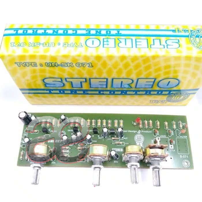 Tone Control 4 transistor stereo