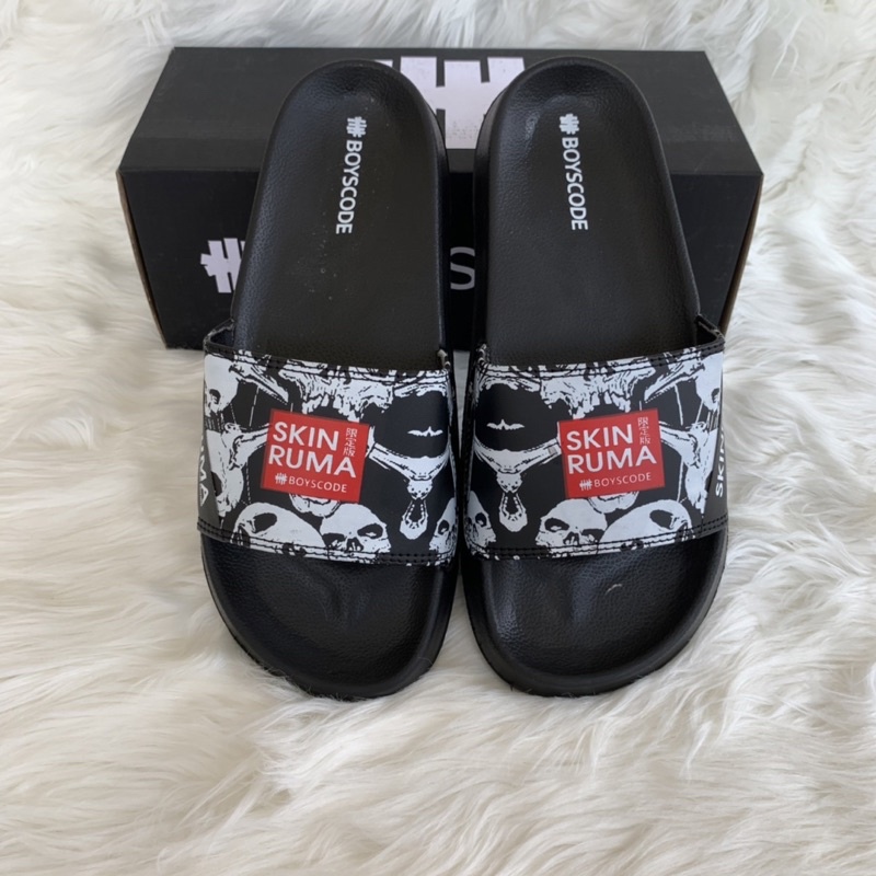 SANDAL SLOP PRIA WANITA BOYSCODE SKINRUMA TYPE 36/ SENDAL FLIP FLOP PRIA WANITA MURAH BERKUALITAS