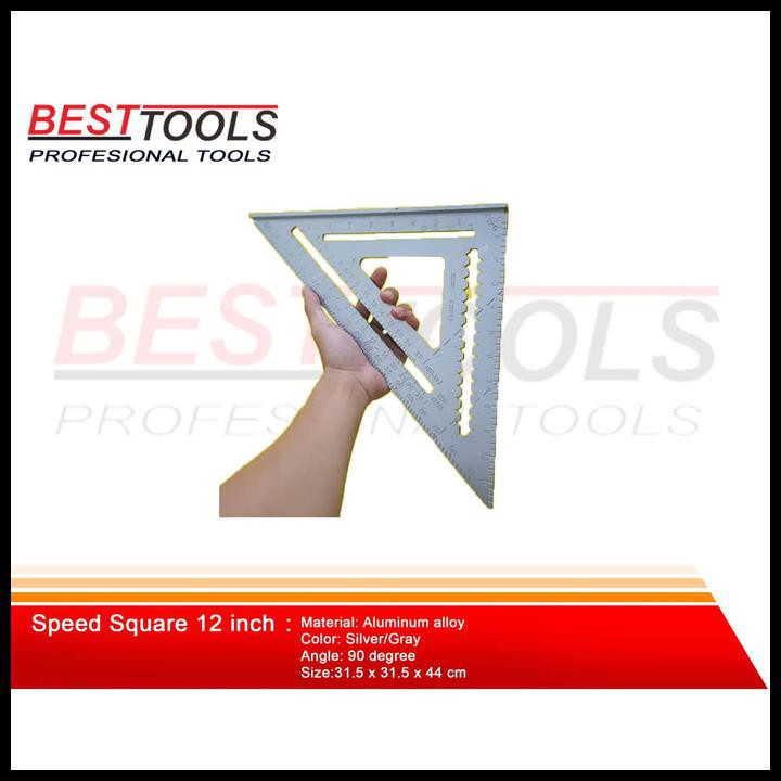 

Speed Square 12 Inch Woodworking Penggaris Siku Segitiga Tukang Murah