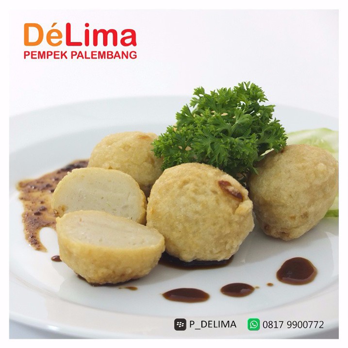 

Pempek Delima : Pempek Adaan / Bulat (Frozen/Beku)