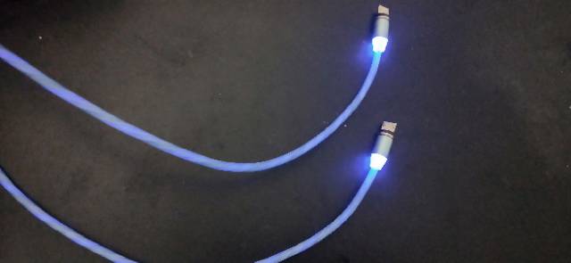 Kabel cas data 360  magnetic magnet 2.1 a led micro usb iiphone type c