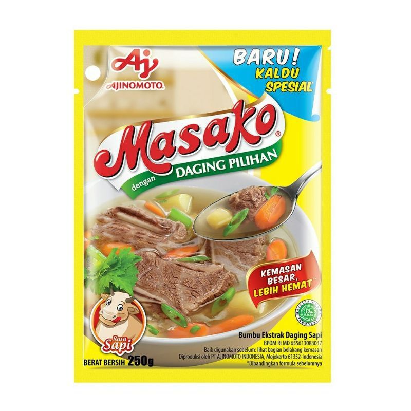 

Bumbu Masako Rasa Sapi & Ayam (250gr)