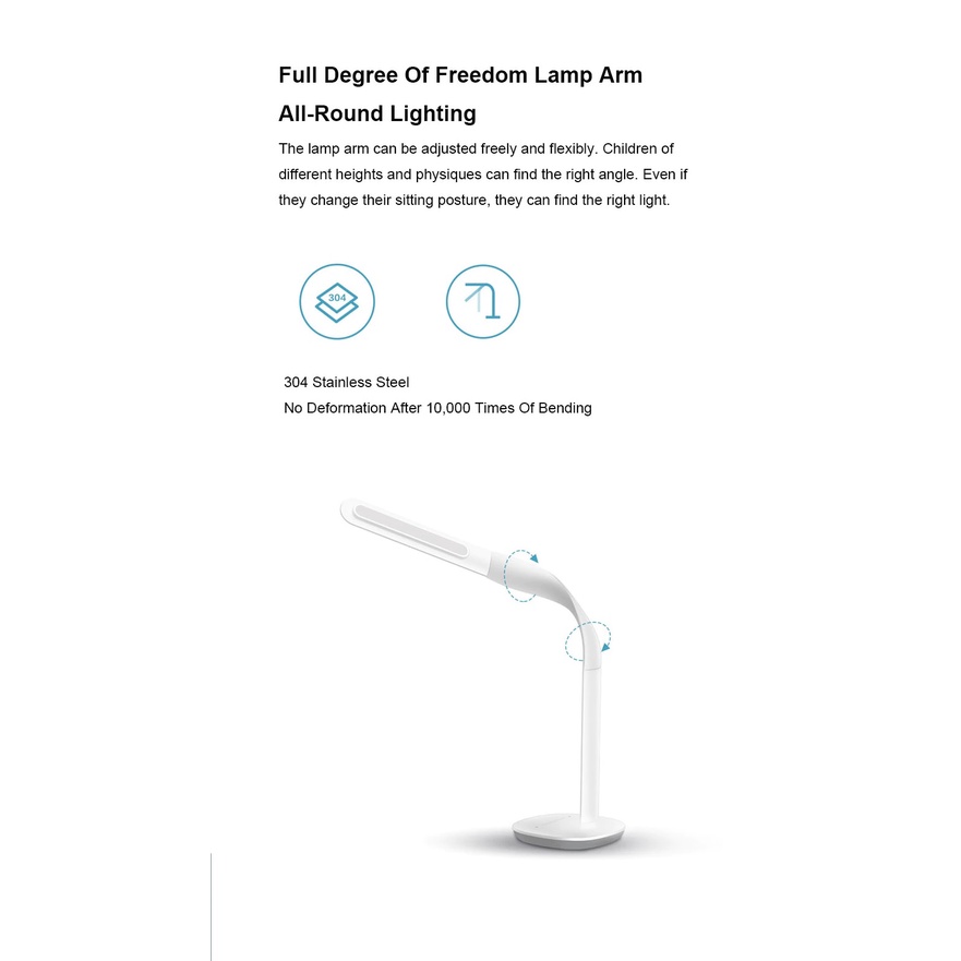 MIJIA PHILIPS Smart Flexible Desktop Lamp Adjustable 3rd Gen - Lampu Meja Fleksibel Versi 3