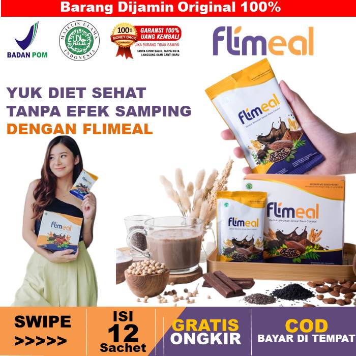 

FLIMEAL DIET SERBUK MINUMAN SEREAL RASA COKLAT