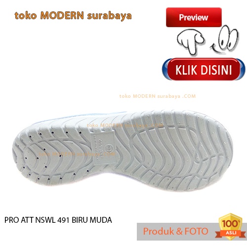 PRO ATT NSWL 491 BIRU MUDA Sepatu Sandal Wanita Karet