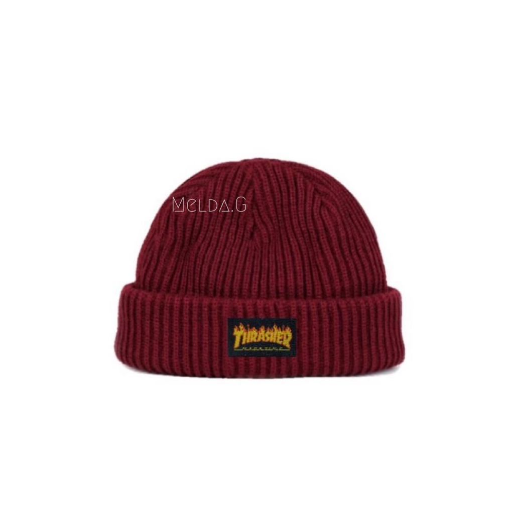 COD-Topi Kupluk Pria wanita Beanie Hat Trasher Distro Trendy Masa Kini Harga Terjangkau