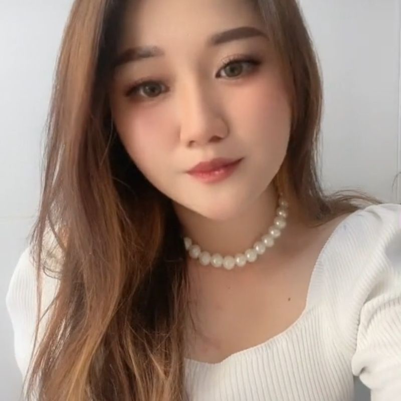 Kirei Big Pearl Korean Necklace Kalung Mutiara Korea