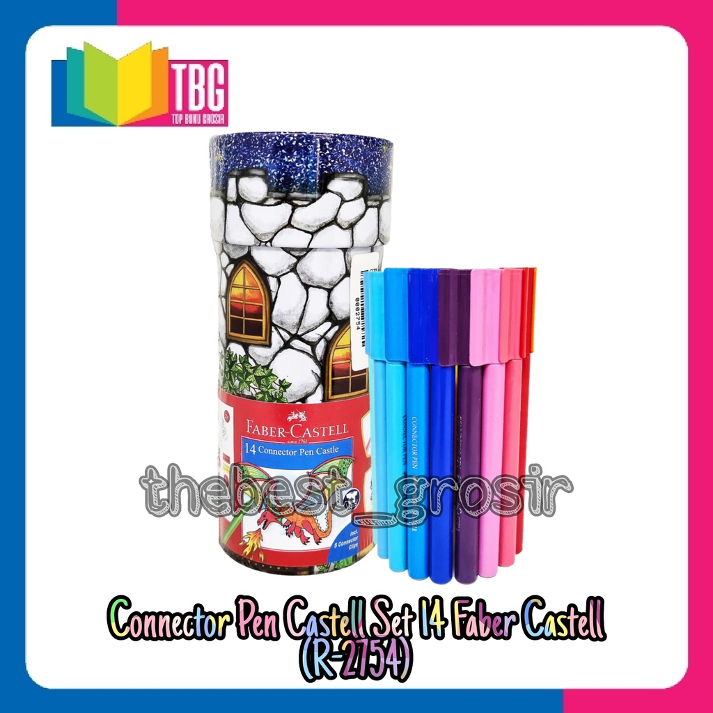 

1 SET (14 WARNA) CONNECTOR PEN CASTLE SET 14 FABER CASTELL / SPIDOL WARNA (R-2754)