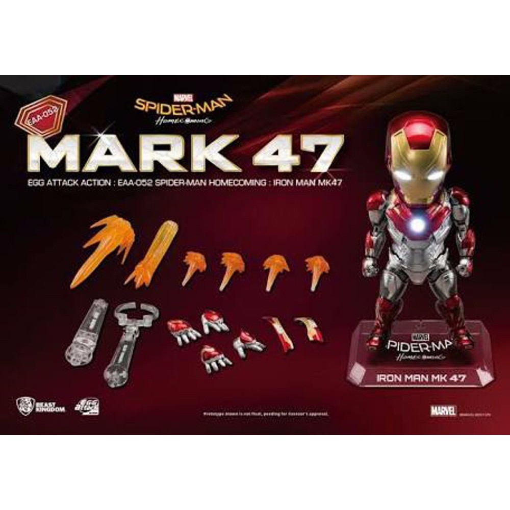 Egg Attack Action EAA 052 SpiderMan Homecoming Iron Man Mk 47