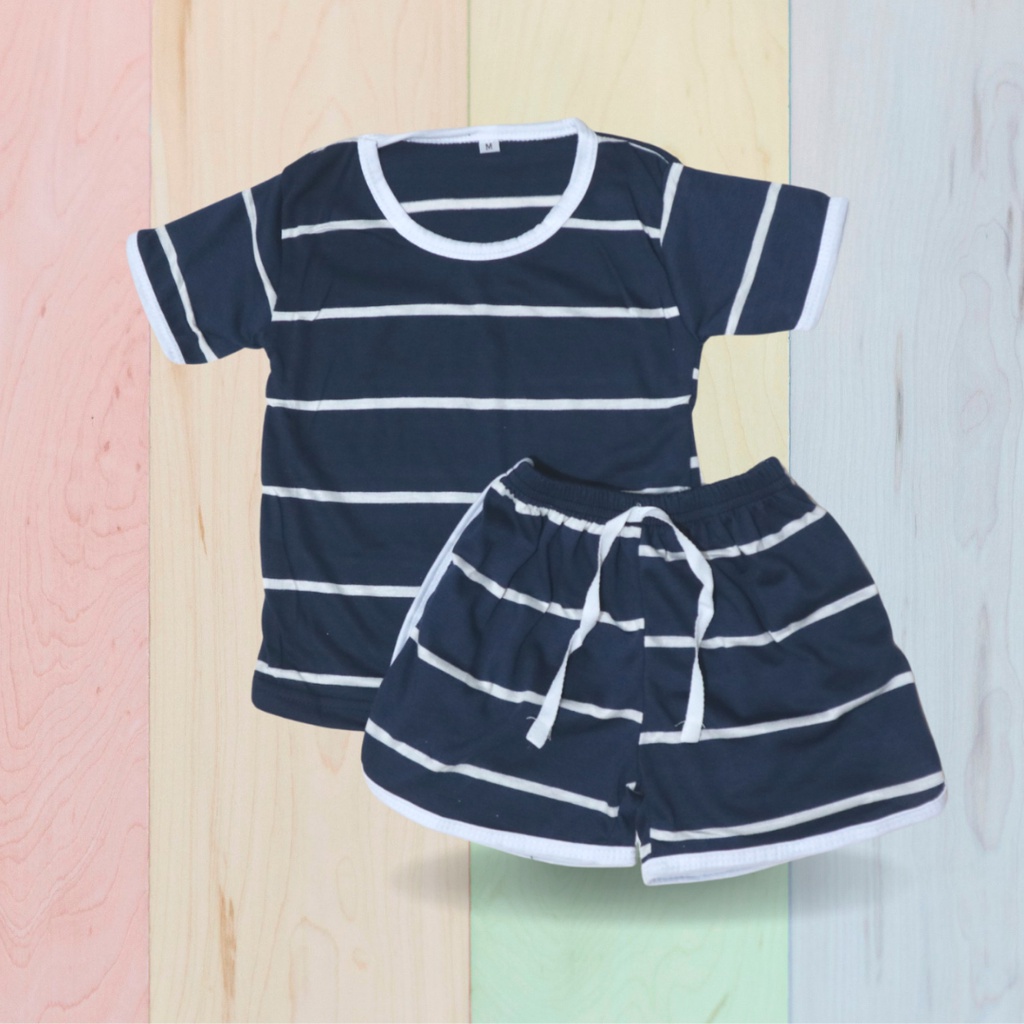 Babynkids -  Setelan Anak & Bayi Chupa Chup / Baju Anak Perempuan Polos / Setelan Anak Unisex 0 - 5 Tahun-LIST NAVY