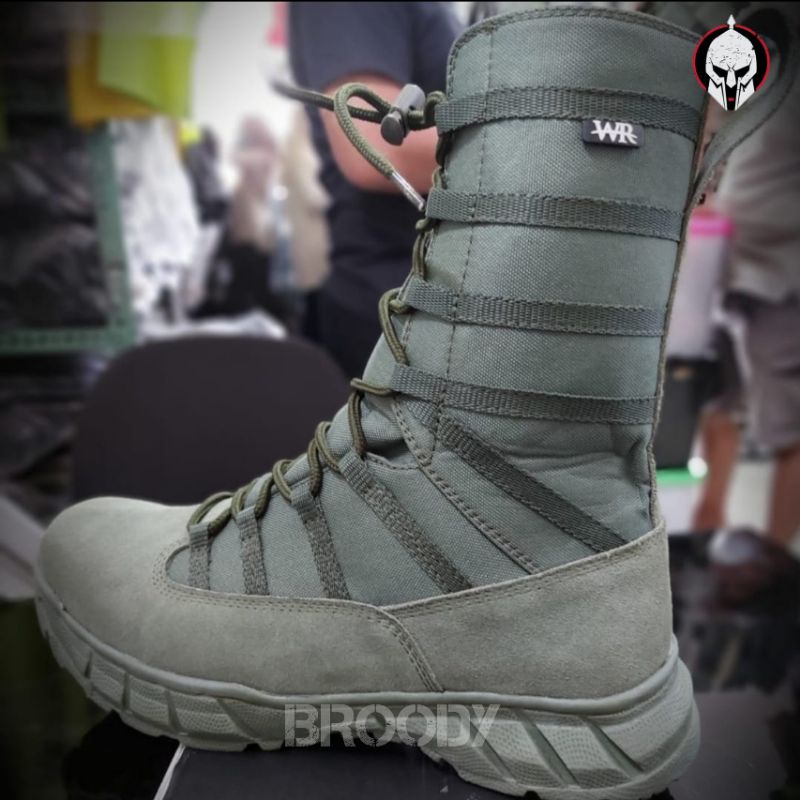 Sepatu Hijau Tundra Brimob Wr Tactical model ninja