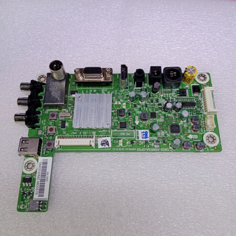 MESIN TV- MOBO - MB - MAINBOARD TV LED TOSHIBA 24L1600VJ