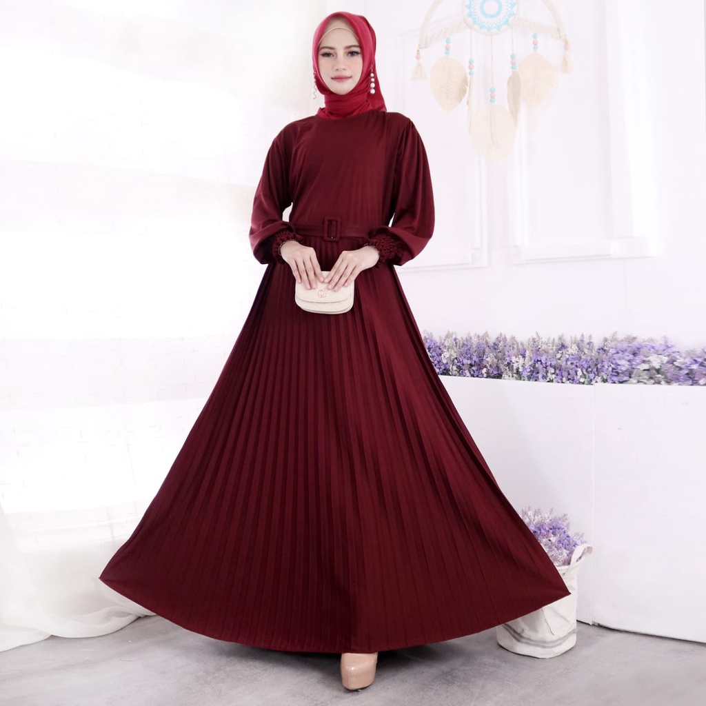 RULIN GAMIS+BELT PLISKET GAMIS // PLISKET GAMIS TERBARU