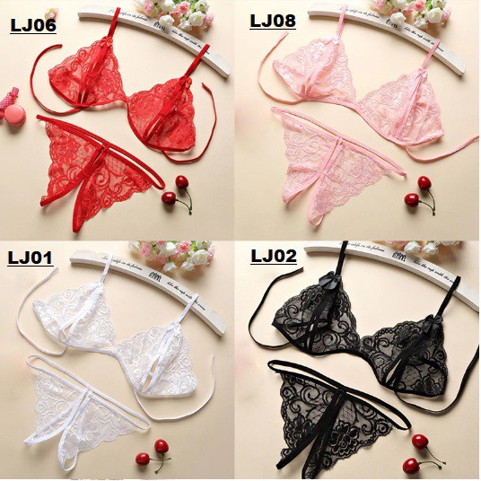 Bra impor lingerie Bikini Open tipis