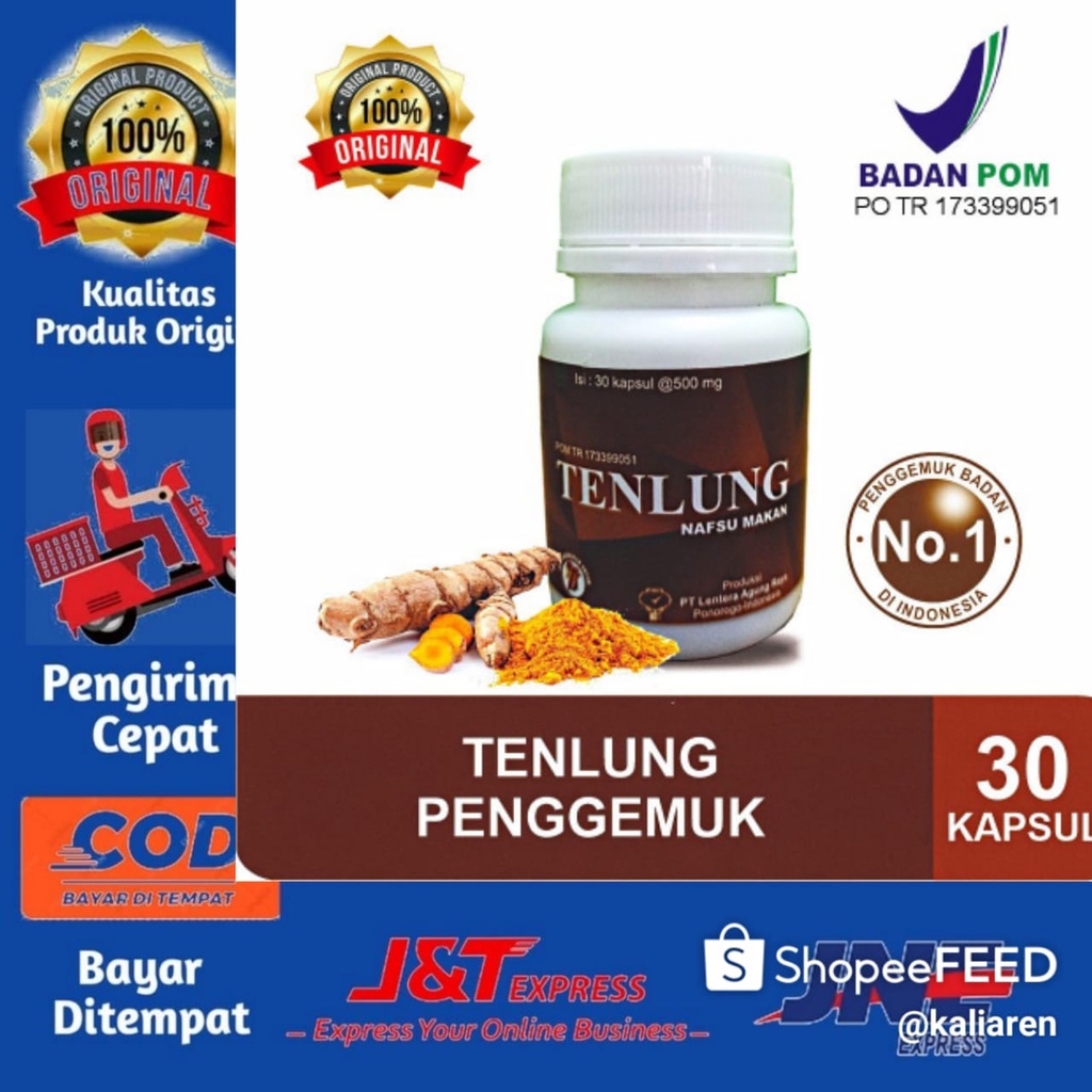 Tenlung Nafsu Makan isi 30 kapsul