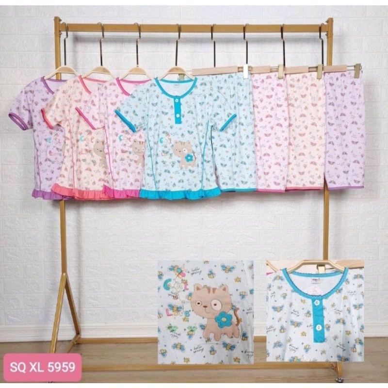 Babydoll Baju Tidur Anak Amro 3/4 XL