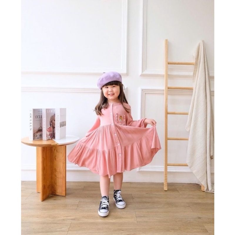 preloved camelia dress by bbc kidswear rose crinkle dress anak