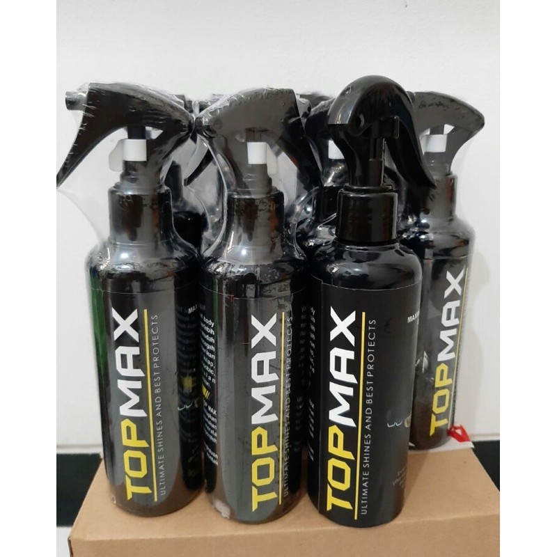 TopMax - Penghitam Pengkilap Pelapis Pelindung Perawatan Cat dan Kaca Mobil Maupun Motor Bagus