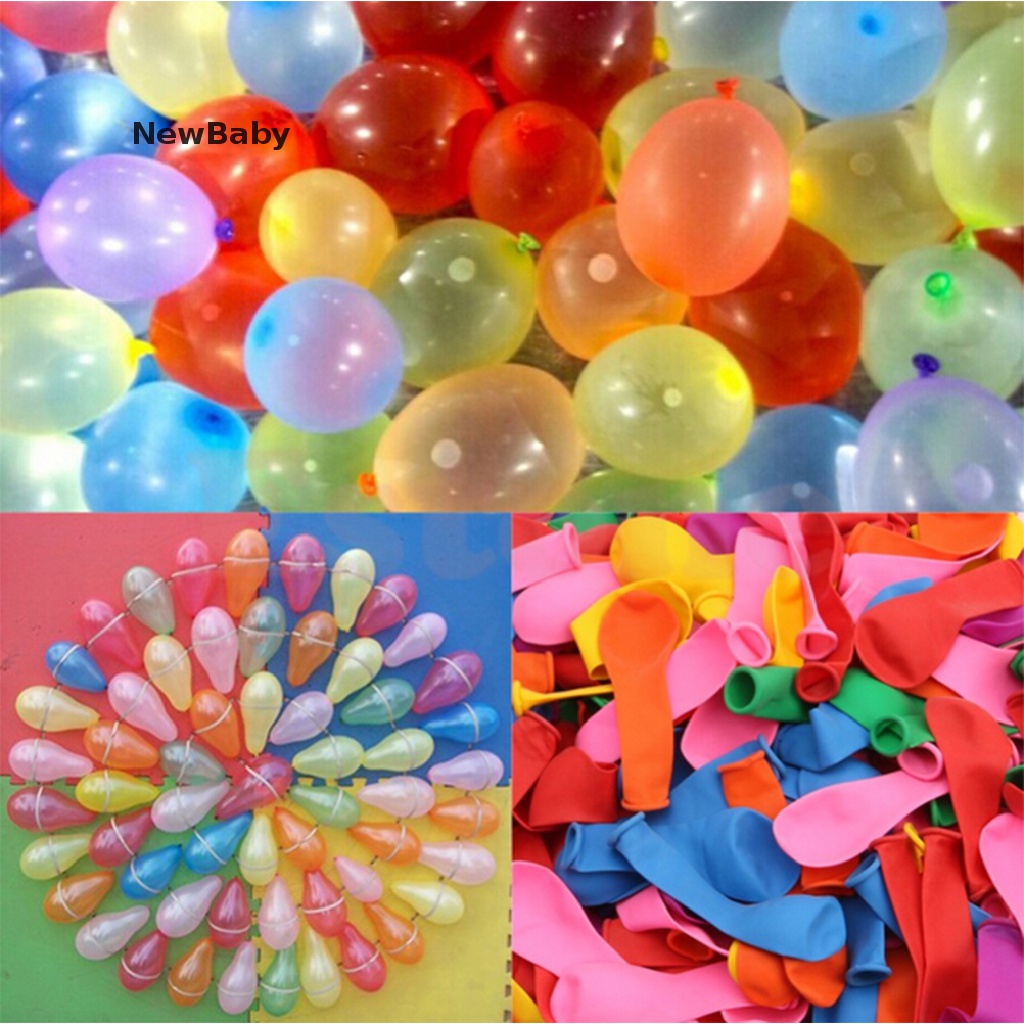 500pcs / Set Bom Balon Air Warna-Warni Untuk Pesta