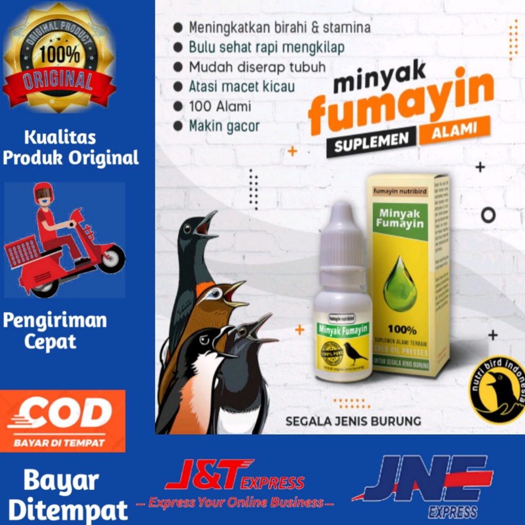 Nutribird Minyak Fumayin Vitamin Penggacor Burung