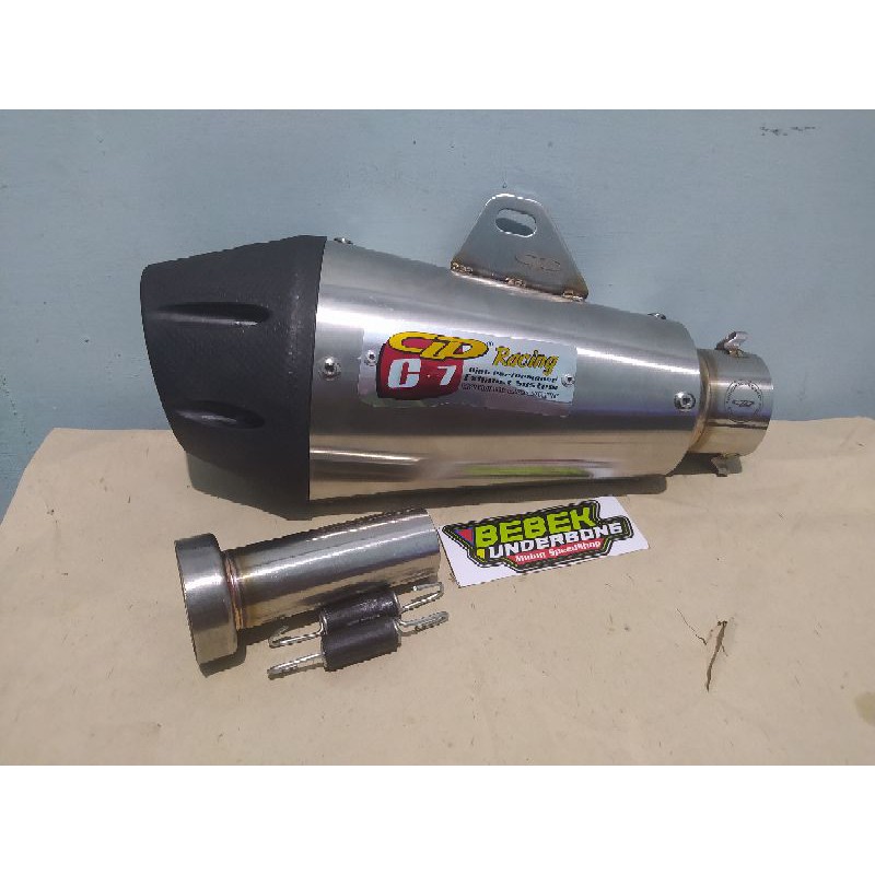 Silencer knalpot CLD C7 New 2020 inlet 50mm silencer db killer per knalpot