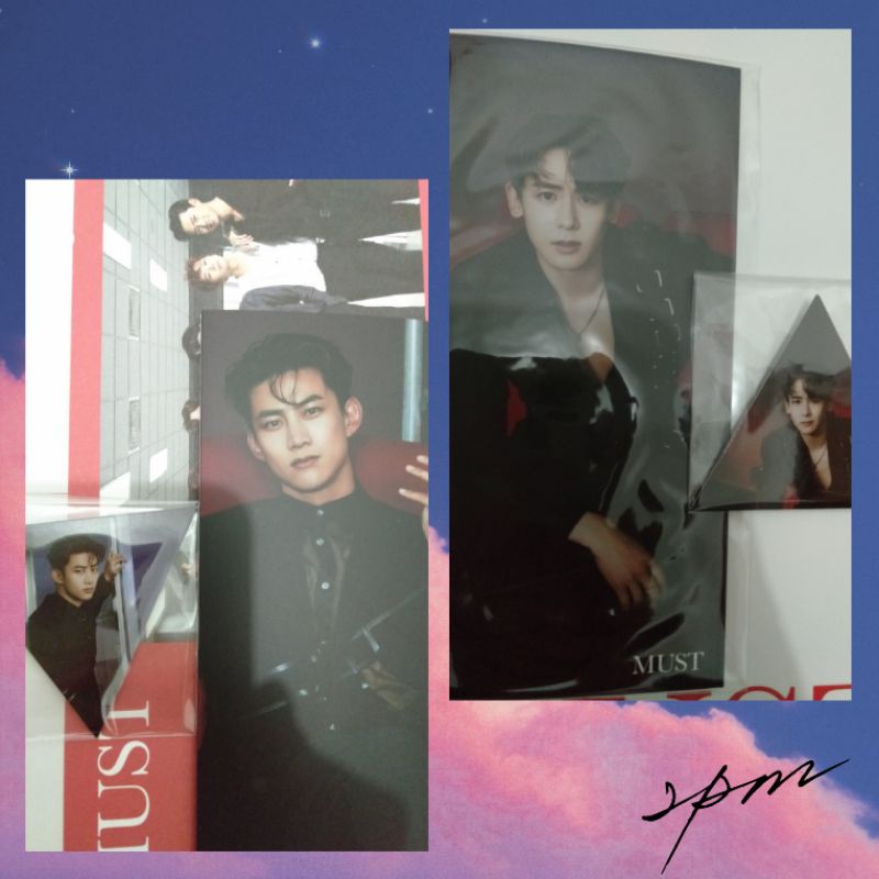 [BISA NEGO] 2PM MUST Folded Photocard &amp; Piece Photocard - Taecyeon, Nichkhun