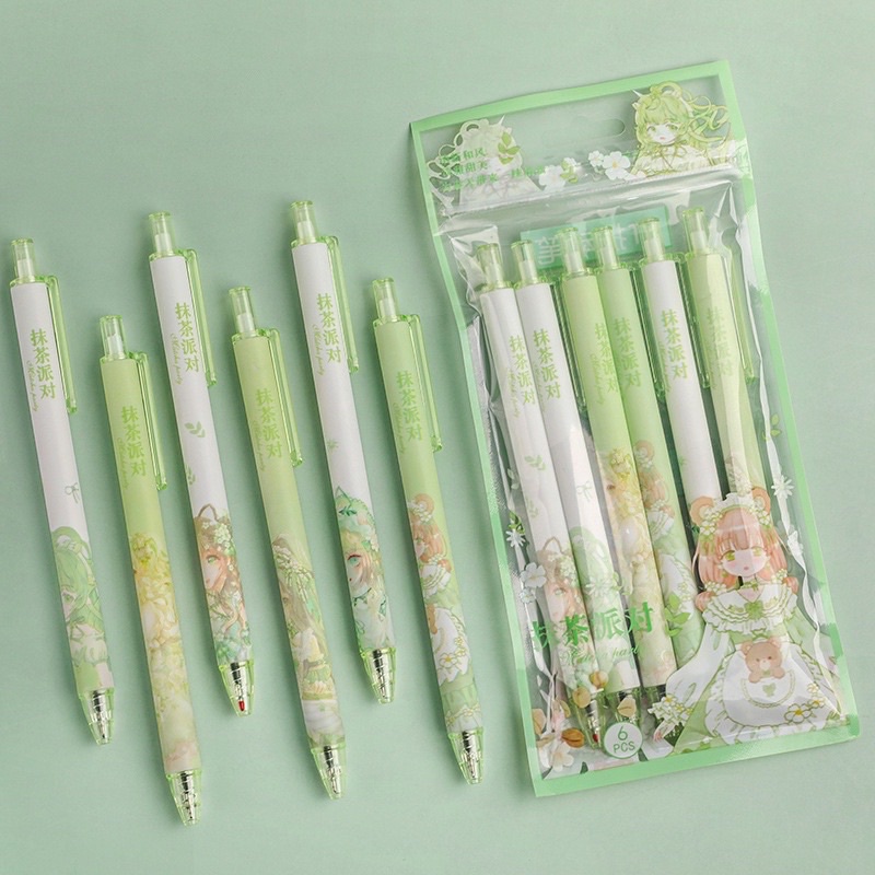 

Pulpen Mekanik Pen Gel Retractable Kawaii Girl Sakura Bunny Series0.5 mm