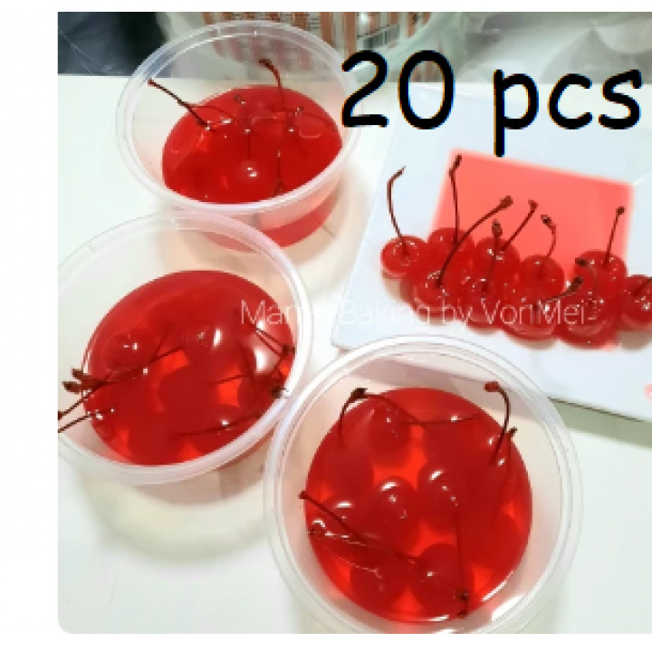 

Cherry Tangkai 20 Pcs 20 Tangkai Ceri Batang