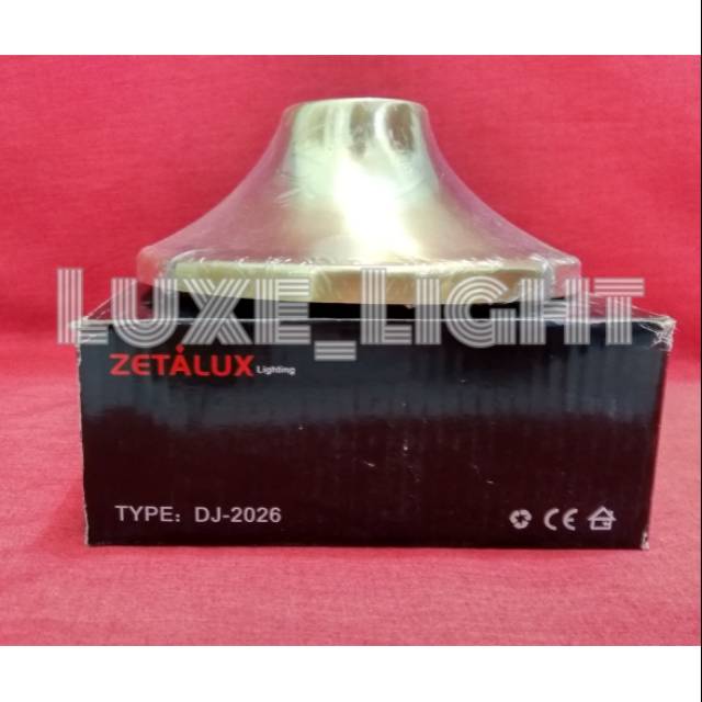 Fitting plafon E-27 GOLD DJ-2026 "ZETALUX"