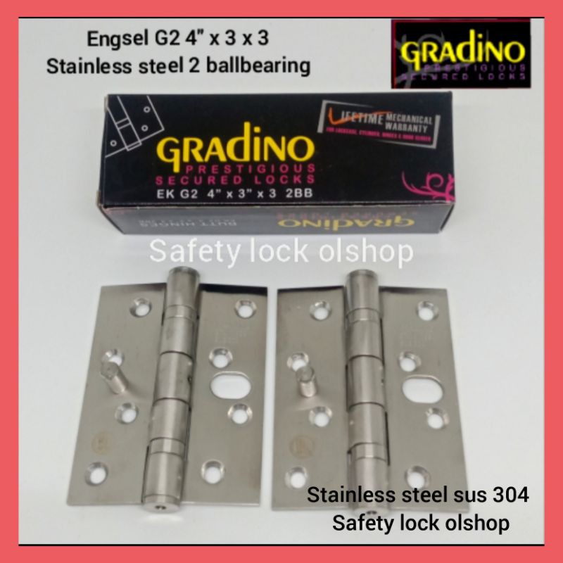 Engsel pintu g2 4"Gradino sus 304