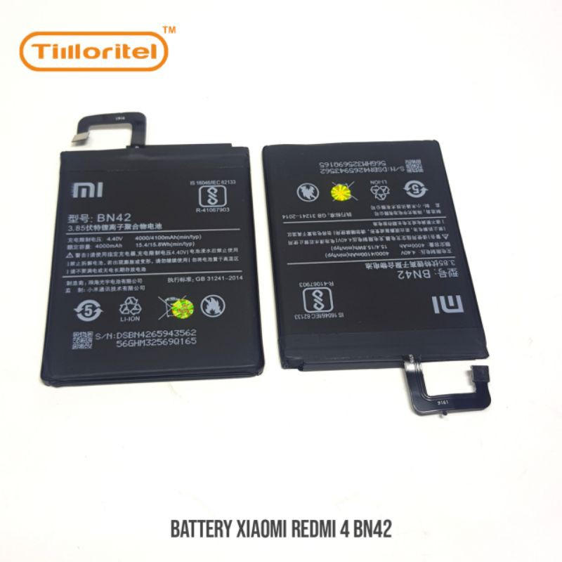 BATTERY XIAOMI REDMI 4 BN42