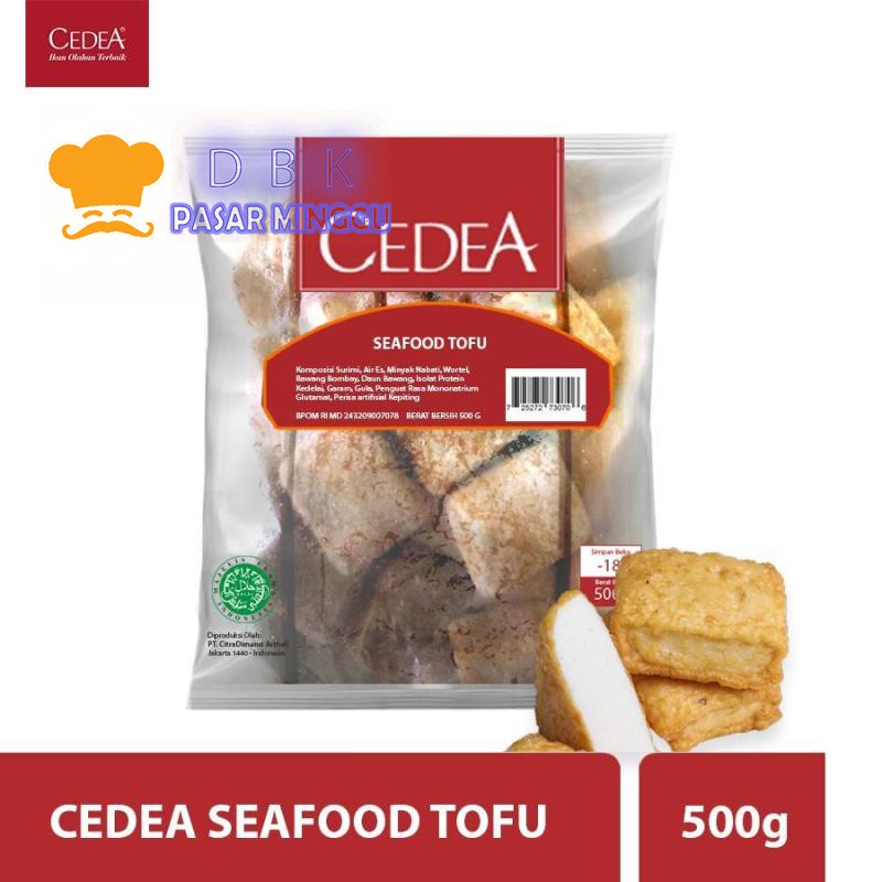 

Cedea Seafood Tofu 500g | Cedea Tahu Ikan 500GR