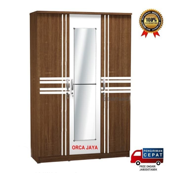 Lemari Pakaian 3 Pintu LCBP Luna F