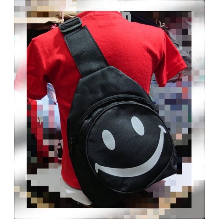 Rully Tas Selempang Anak Smile Tas Anak Unisex / Waistbag Anak Terbaru