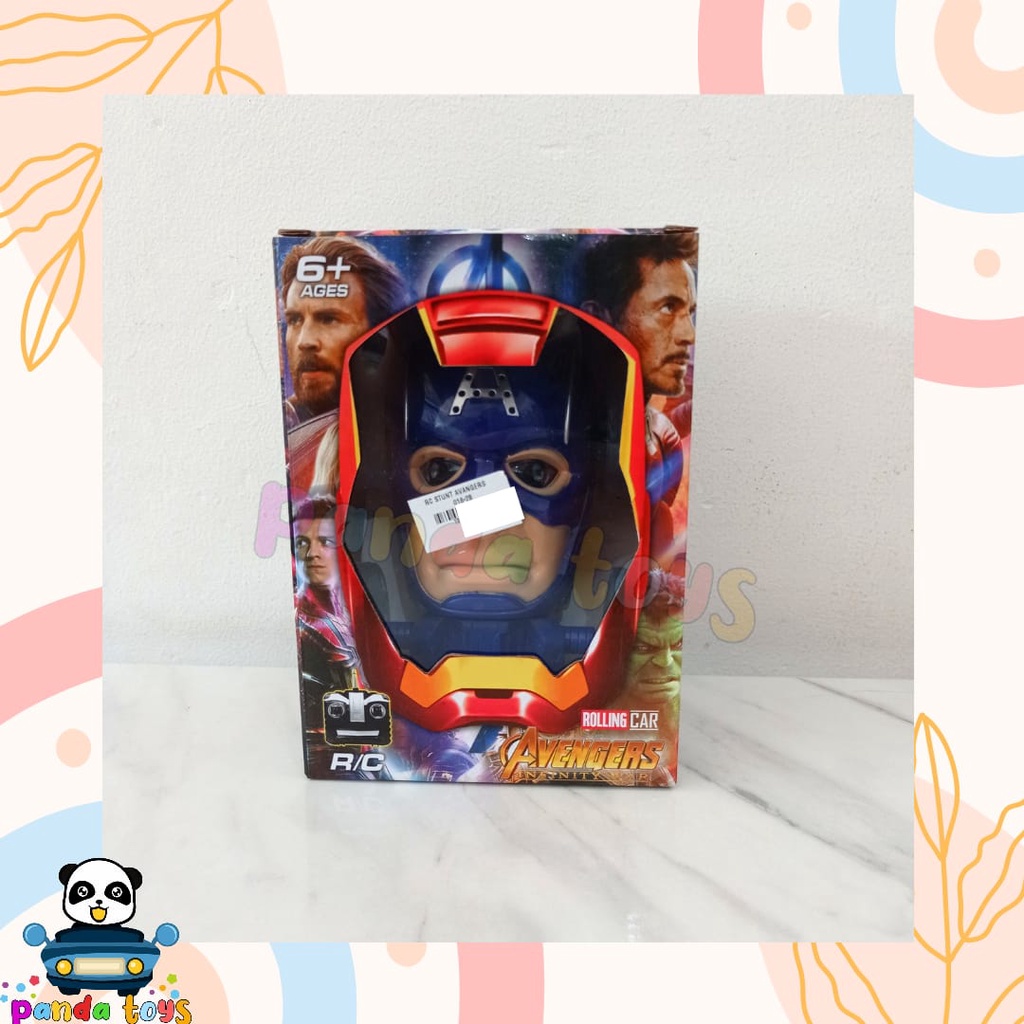 PANDA TOYS SEMARANG Mainan RC Stunt Vehicle Avengers - Mobil RC Avengers - Rolling Car Avengers 016-