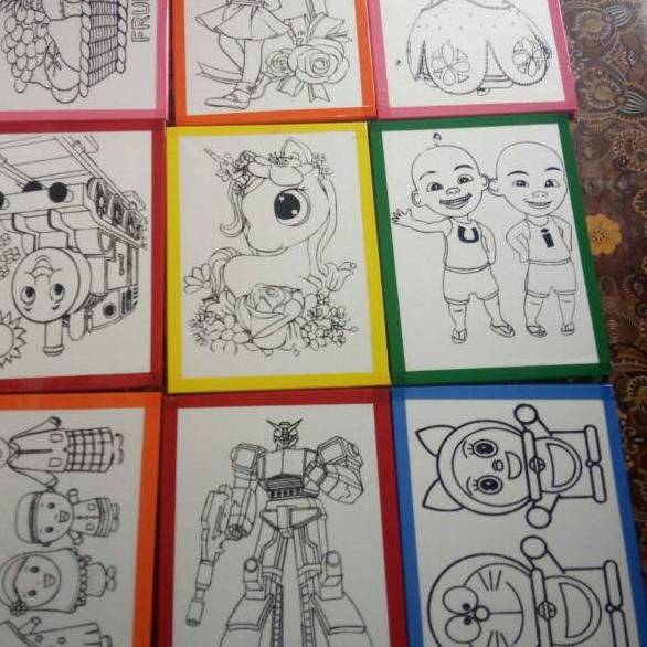 

Wow Murah Meriah.. paket 10 styrofom lukis list lakban